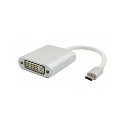 Adapter - konvertor USB 3.1 tip C (M) - DVI (F) srebrni FAST ASIA - 3