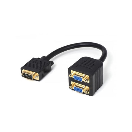 Adapter VGA - VGA M/2F (spliter) crni FAST ASIA - 3