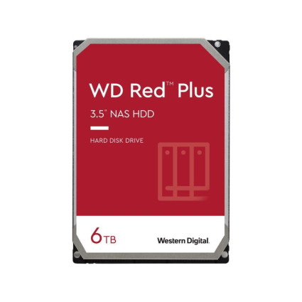 6TB 3.5" SATA III 256MB IntelliPower WD60EFPX Red Plus hard disk WD - 4