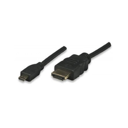 Kabl HDMI (M) - HDMI Mikro-D (M) 1.5m crni E-GREEN - 2