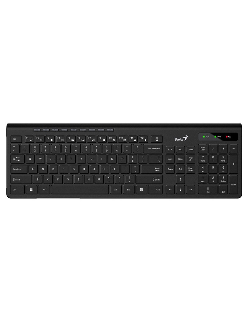 SlimStar 7230 USB US wireless crna tastatura GENIUS - 7