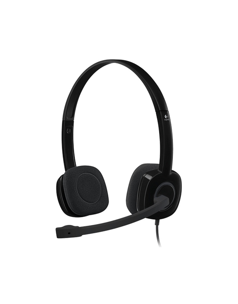 H151 Stereo Headset single jack slušalice sa mikrofonom crne LOGITECH - 8