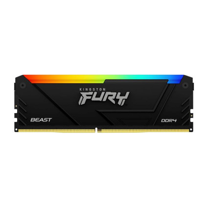 DIMM DDR4 32GB (2x16GB kit) 3200MT/s KF432C16BB12AK2/32 FURY Beast RGB Black KINGSTON - 3