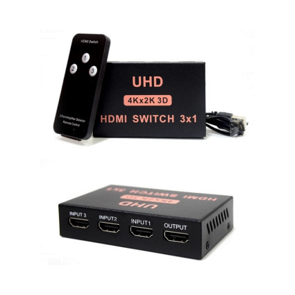 HDMI Switch 3x1 4Kx2K 3D FAST ASIA - 2