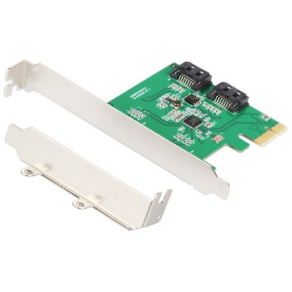 PCI-Express kontroler 2-port SATA III RAID E-GREEN - 2