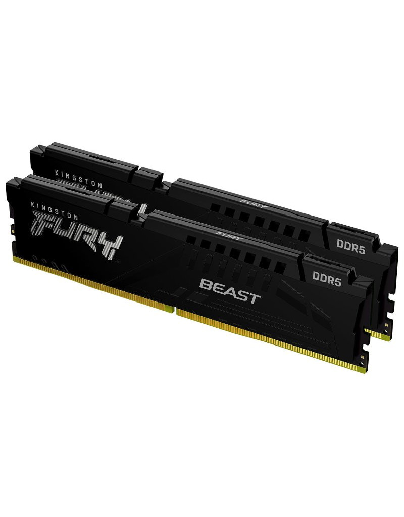 DIMM DDR5 32GB (2x16GB kit) 6000MT/s KF560C30BBEK2-32 FURY Beast Black EXPO KINGSTON - 1