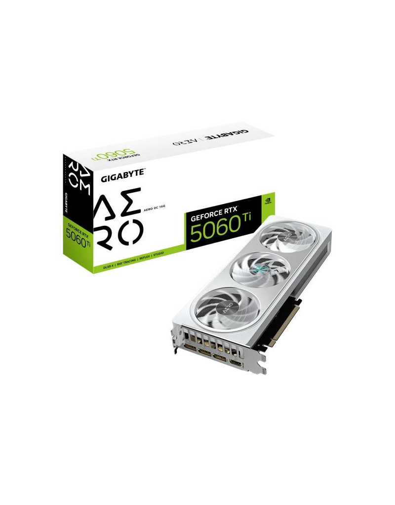 Grafička karta Gigabyte GeForce RTX 5060 TI Aero OC GV-N506TAERO OC-16GD 16GB--- - 1 Grafička karta Gigabyte GeForce RTX 5060 TI Aero OC GV-N506TAERO OC-16GD 16GB--- - 1