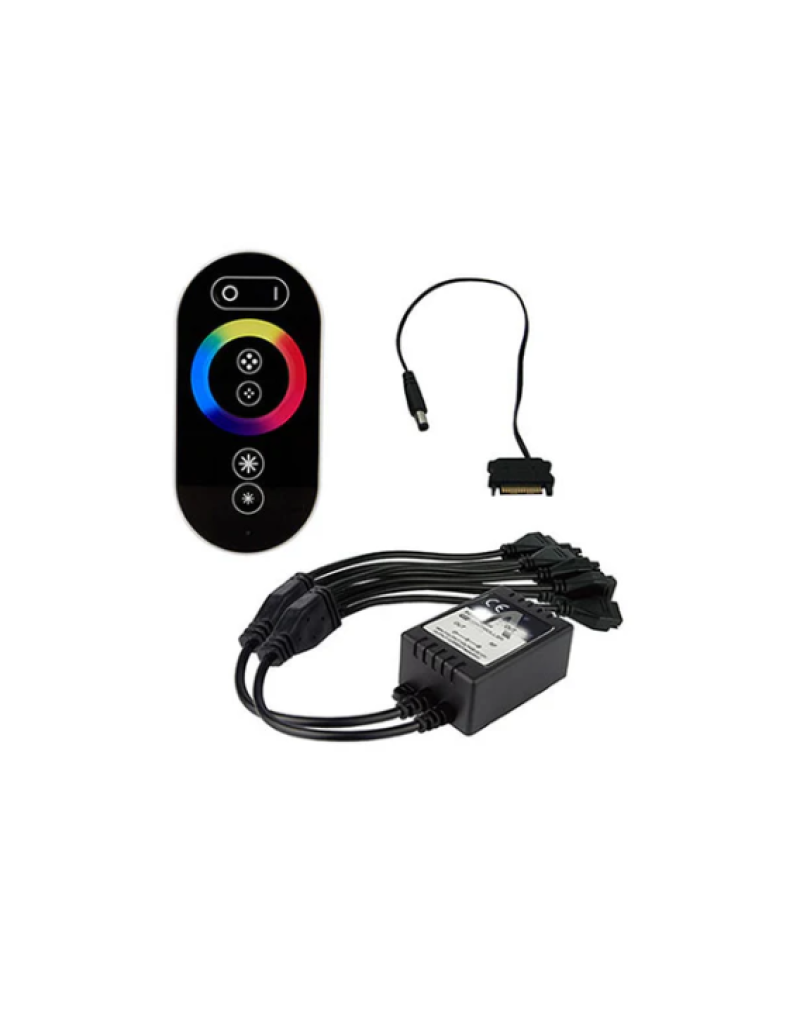 Rampage FC-PH-QHOH SATA Kontroler ventilatora 5 kanalni RGB Lighting - 1 Rampage FC-PH-QHOH SATA Kontroler ventilatora 5 kanalni RGB Lighting - 1