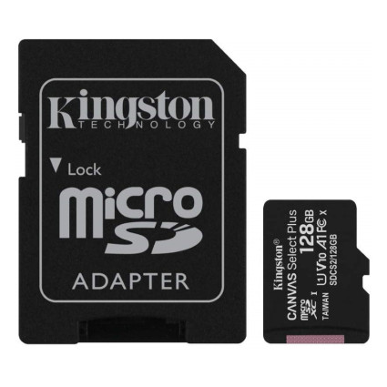 Memorijska kartica A1 MicroSDXC 128GB 100R class 10 SDCS2/128GB + adapter KINGSTON - 1