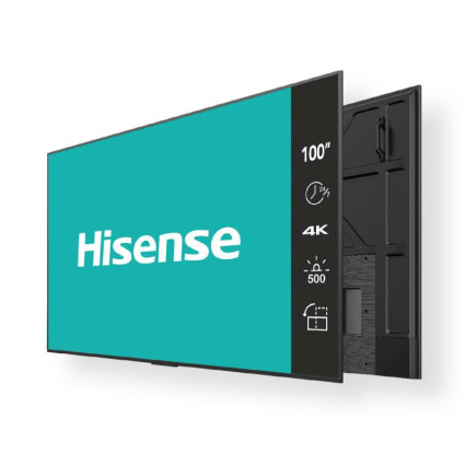 100 inča 100BM66D 4K UHD 500 nita Digital Signage Display - 24/7 Operation HISENSE - 1