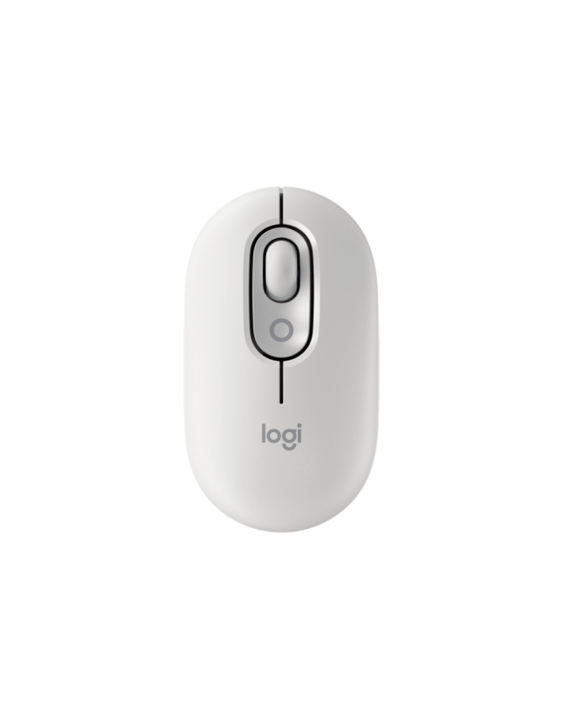 Pop Mouse with Emoji, Off-White miš LOGITECH - 1