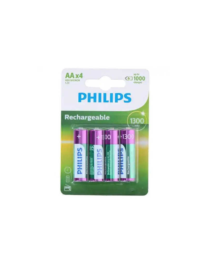 Punjiva baterija Philips AA NiMh 1300mAh 1/4  - 1