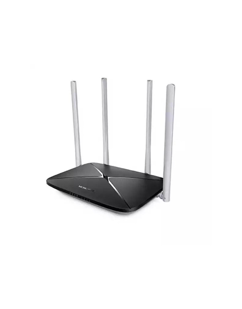 Wireless Router Mercusys AC12 AC1200/867Mb/s/ext x 4/2-4-5Ghz/1WAN/4LAN  - 1