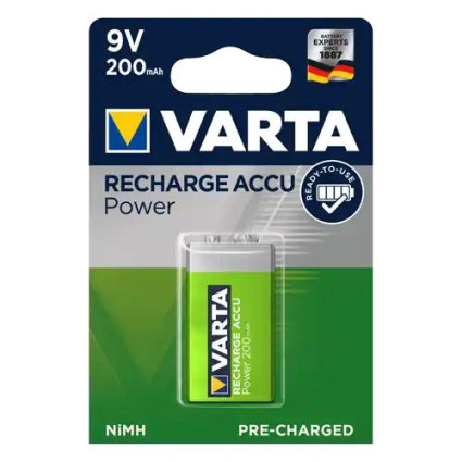 Punjiva baterija Varta 9V 200mAh  - 1