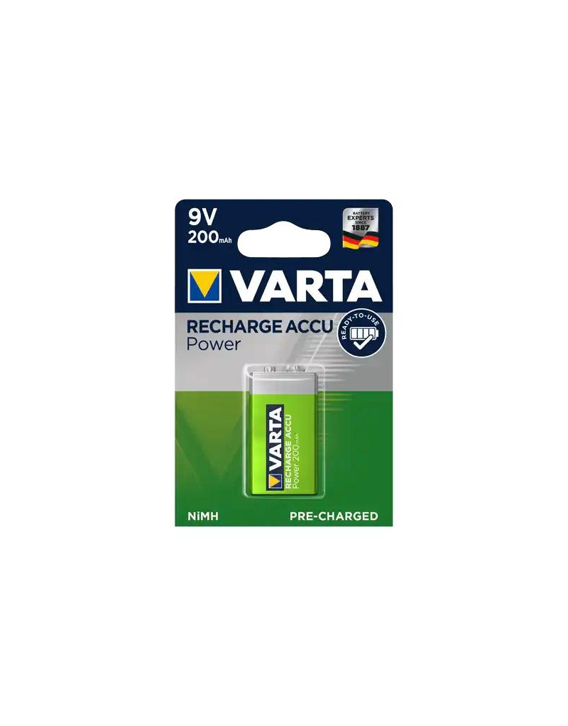 Punjiva baterija Varta 9V 200mAh  - 1