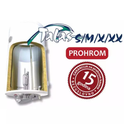 Bojler Elit Inox Talas X80V Prohromski kazan/zapremina 80l  - 1