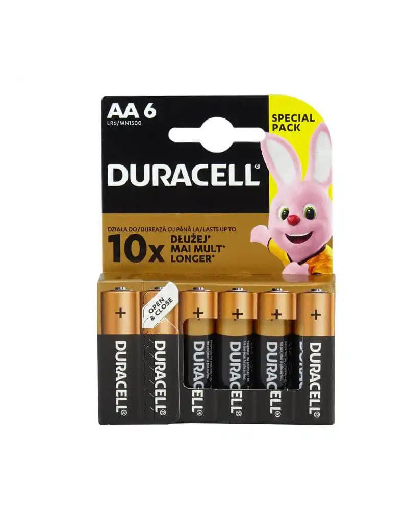 Baterija Duracell Basic AA 1/6  - 1