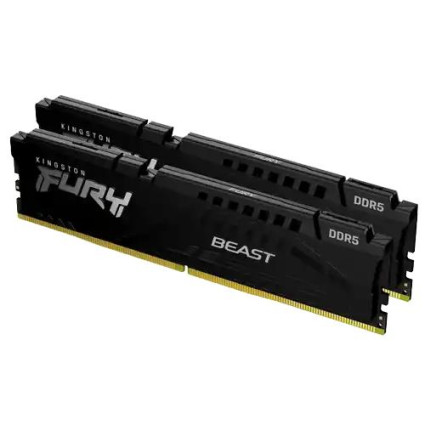 Memorija DDR5 64GB 5200MHz -2x32- Kingston Fury Beast KF552C40BBK2-64  - 1