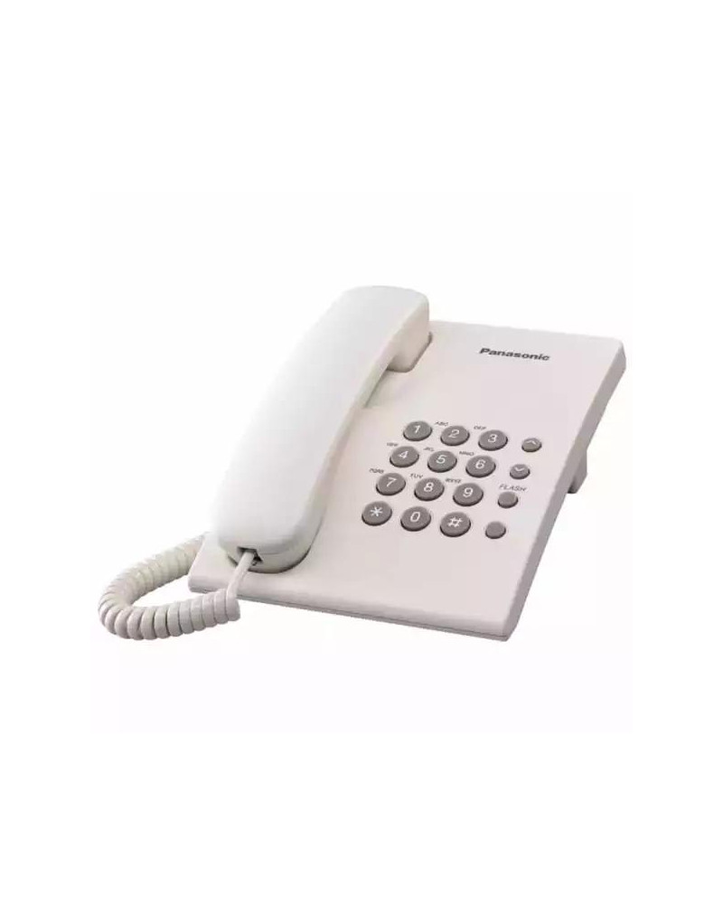 Stoni telefon Panasonic KX-TS 500 FXW white  - 1