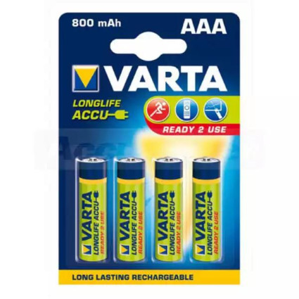 Punjiva baterija Varta Ready to use HR3 800mAh AAA 1/4  - 1