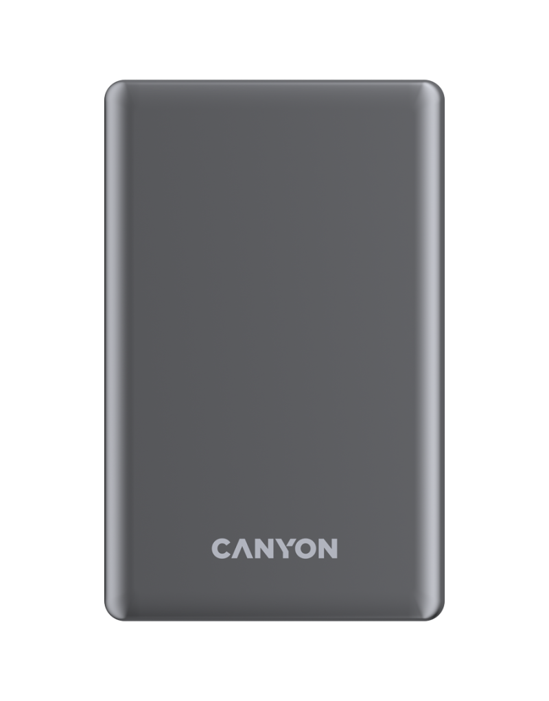 CANYON power bank OnPower 505 slim Magsafe 5000 mAh PD20W Dark Grey - 1 CANYON power bank OnPower 505 slim Magsafe 5000 mAh PD20W Dark Grey - 1