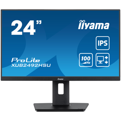  IIYAMA Monitor LED XUB2492HSU-B6 24” IPS 1920 x 1080  100Hz 250 cd/m² 1300:1...  - 1