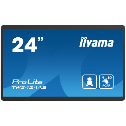  IIYAMA Monitor LED TW2424AS-B1 23 8” Full HD In-cell PCAP 10pt interactive...  - 1