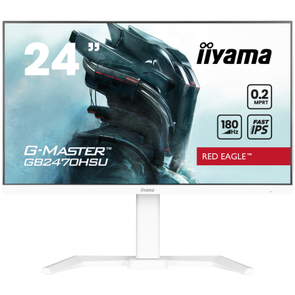  24" WHITE Fast IPS Gaming, G-Master Red Eagle, FreeSync Premium, 1920x1080...  - 1