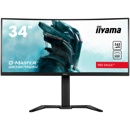  IIYAMA Monitor 34" UW ETE VA-panel, Curved Gaming 1500R, G-Master Red Eagle,...  - 1