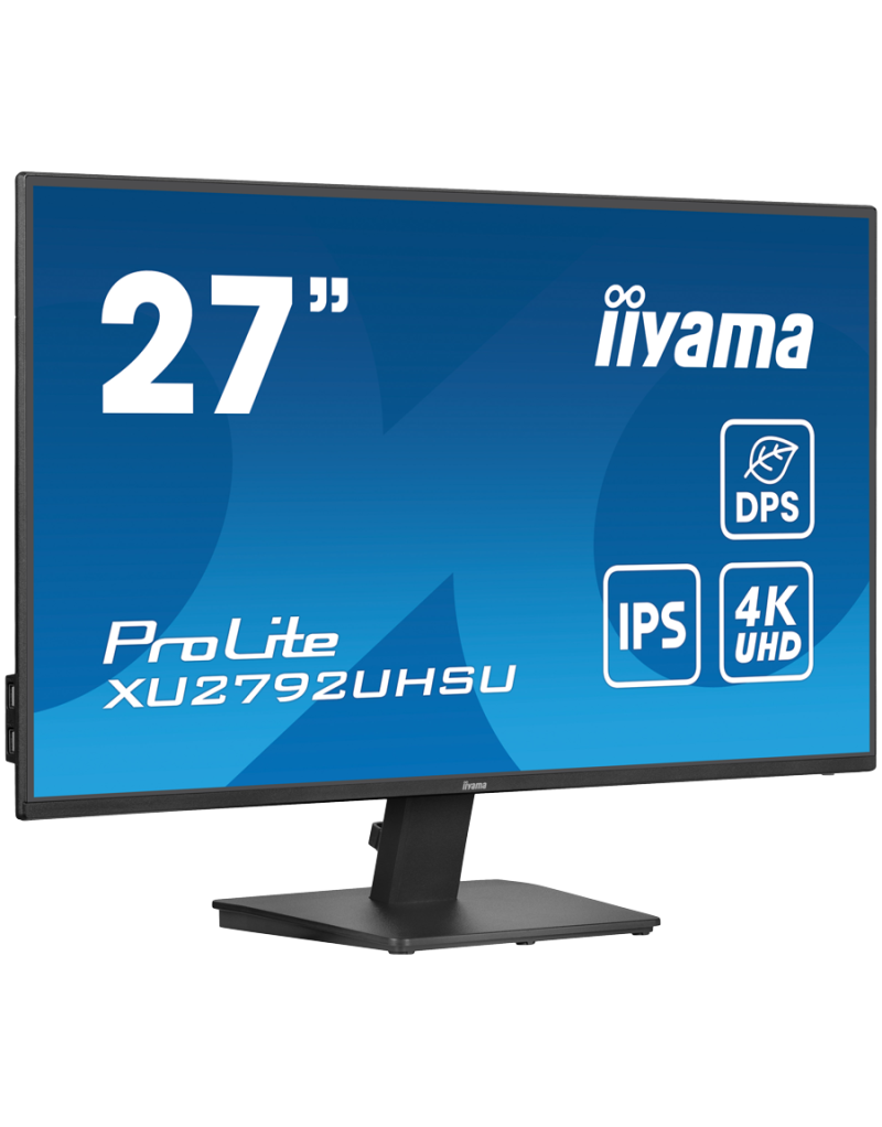  27" IPS-panel, 3840x2160 UHD, 4ms, 300cd/m², DVI, HDMI, DisplayPort, Speakers, ...  - 1