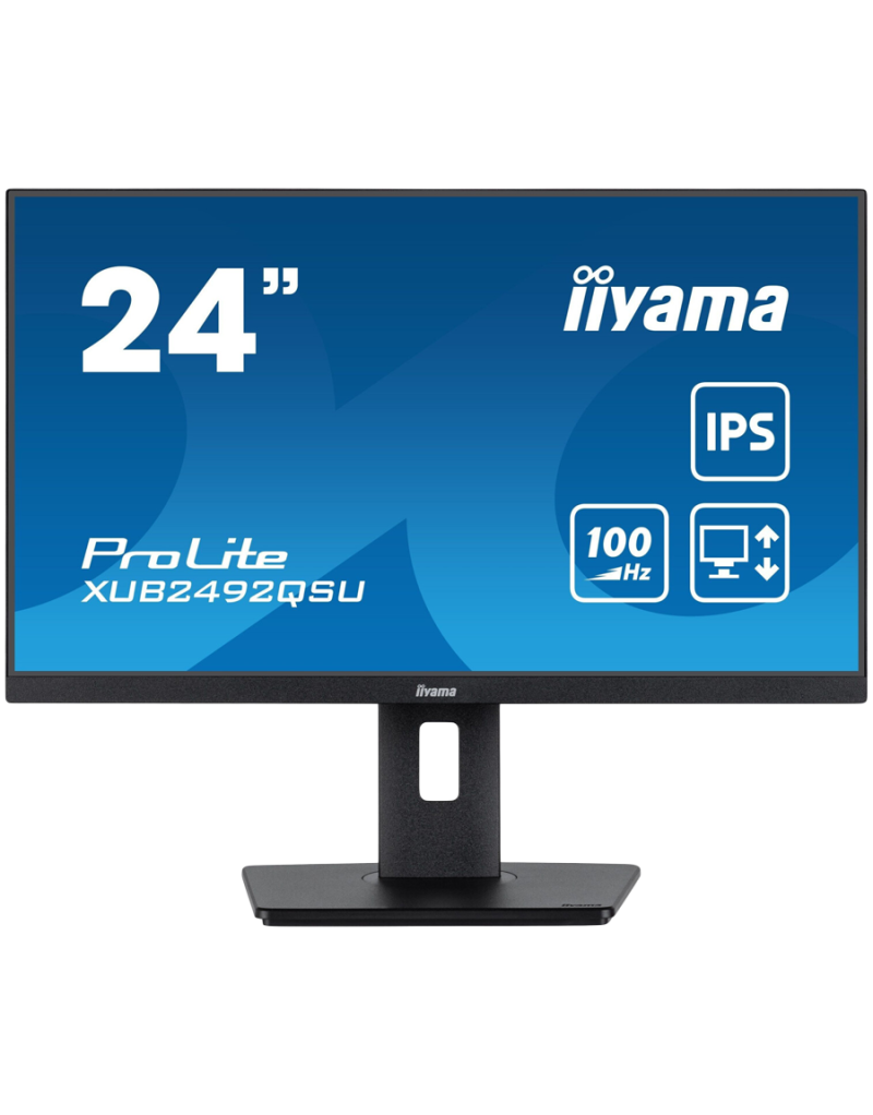  IIYAMA Monitor LED XUB2492QSU-B1 23 8" IPS 2560 x 1440  100Hz 300 cd/m² 1000:1...  - 1