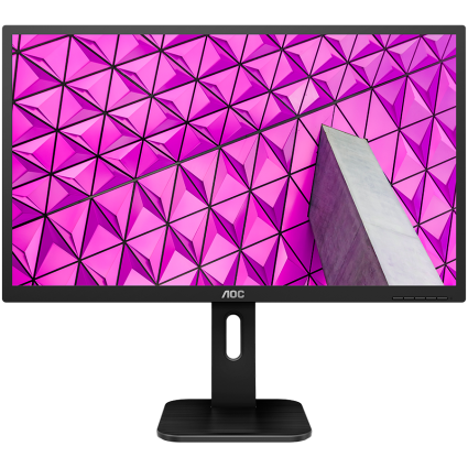 AOC Monitor LED 24P1 PRO  23 8“, 16:9, 1920x1080, IPS, 250 cd/m², 1000:1, 50M:1, 5 ms, 178/178°, VGA, DP, HDMI, DVI, 4 x USB 3 0