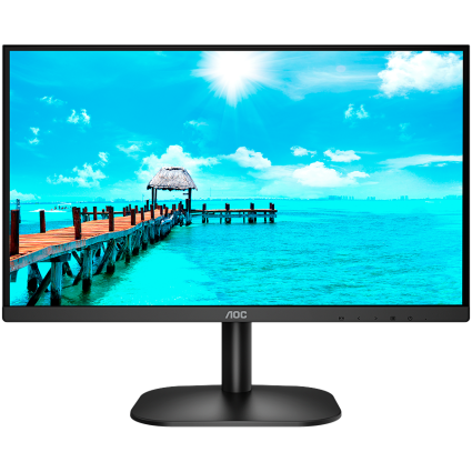 AOC Monitor LED 22B2H/EU, VA, 54 6 cm  21 5" , 1920 x 1080 pixels, HDMI, 3000:1, 75Hz, 8 Bit, sRGB 98 , Full HD, LED, 4 ms, Blac