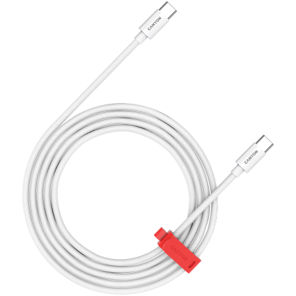 CANYON cable CC60AB C-C 60W Braided 2m White  - 1