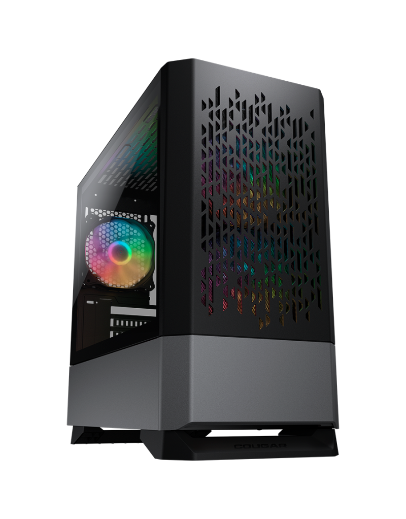 COUGAR MG140 Air RGB PC Case, Mini Tower, Black  - 1