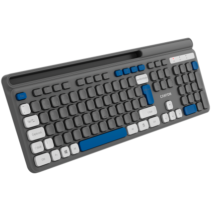 CANYON keyboard HKB-W03 EN/AD AAA Wireless Grey  - 4