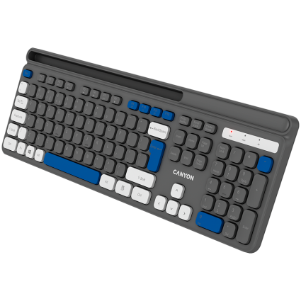CANYON keyboard HKB-W03 EN/AD AAA Wireless Grey  - 5