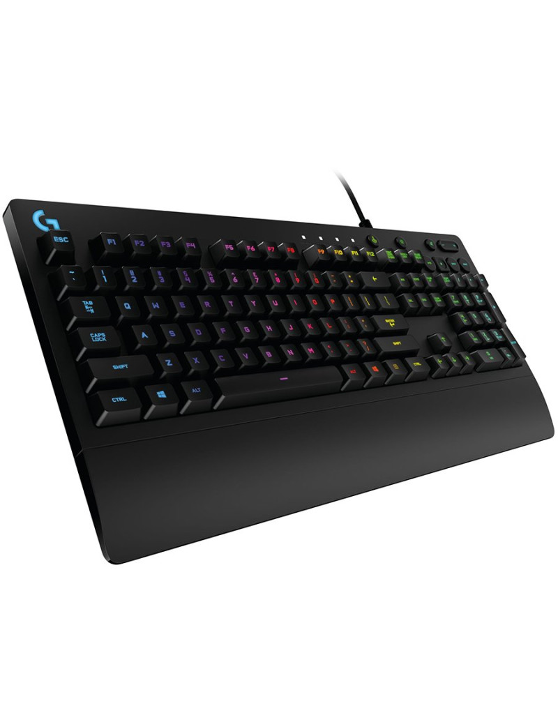 LOGITECH G213 Prodigy Corded RGB Gaming Keyboard - BLACK - US INT'L - USB  - 1