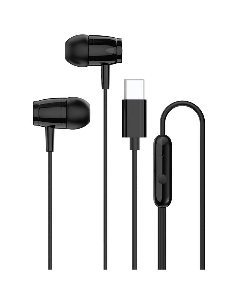 CANYON headphones SEP-5 TYPE-C Black - 1 CANYON headphones SEP-5 TYPE-C Black - 1