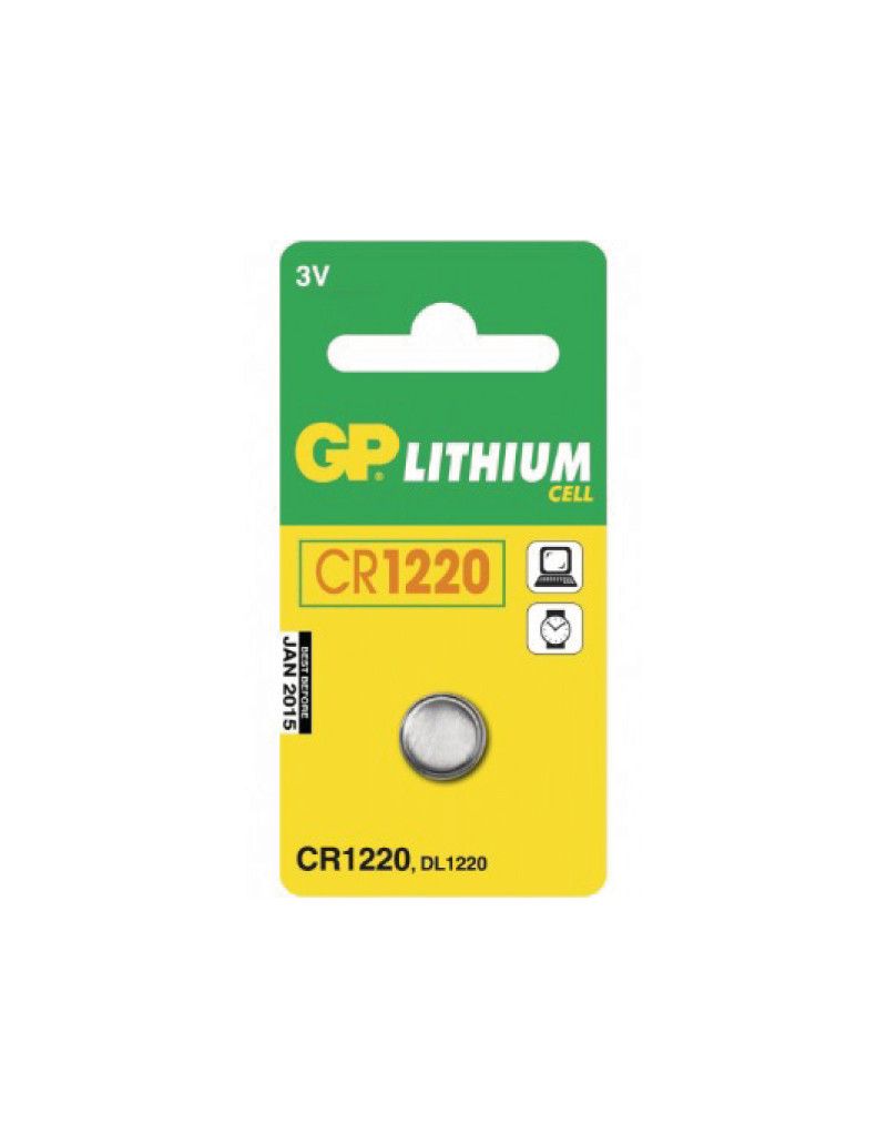  dugmasta baterija CR1220 GP - 1