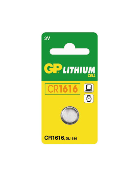  dugmasta baterija CR1616 GP - 1