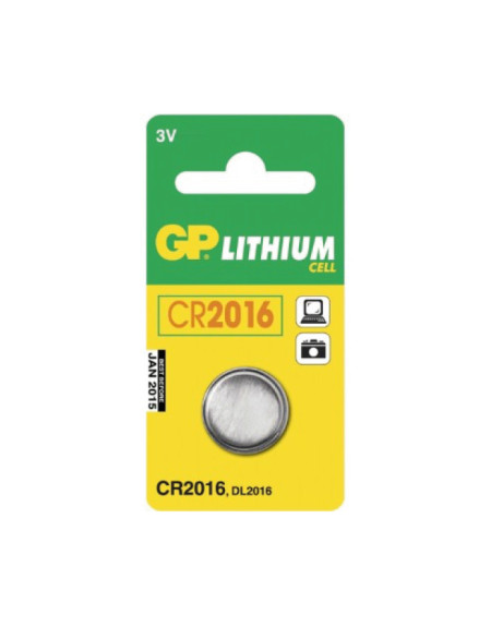  dugmasta baterija CR2016 GP - 1