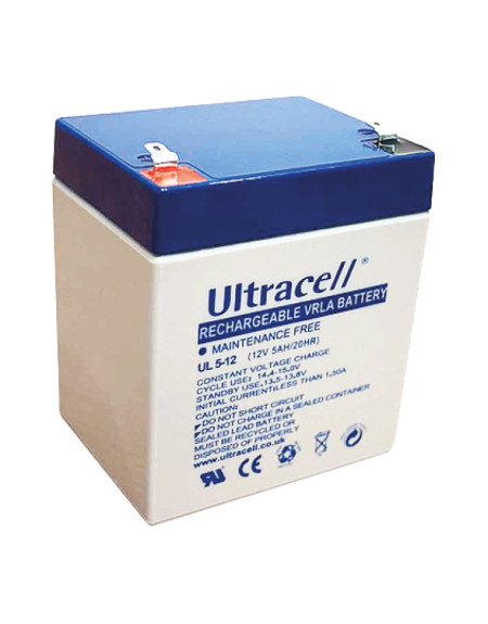 Žele akumulator Ultracell  5 Ah  - 1