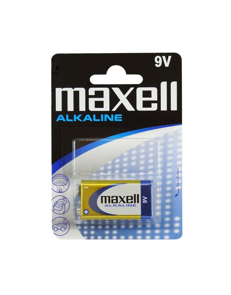 Maxell alkalna baterija 9V
