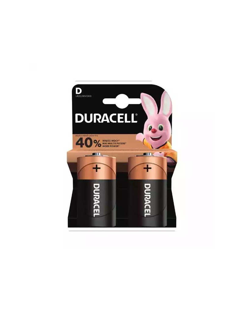 Baterija Duracell Basic LR20 D -pak 2 kom-, nepunjiva - 1 Baterija Duracell Basic LR20 D -pak 2 kom-, nepunjiva - 1