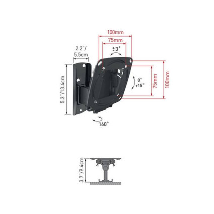 E120.B LCD TV zidni nosač 13-29 inča BARKAN - 1