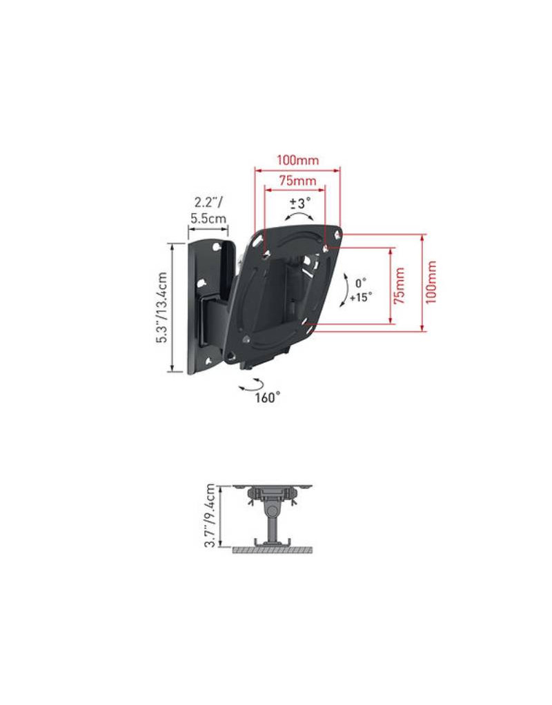 E120.B LCD TV zidni nosač 13-29 inča BARKAN - 1