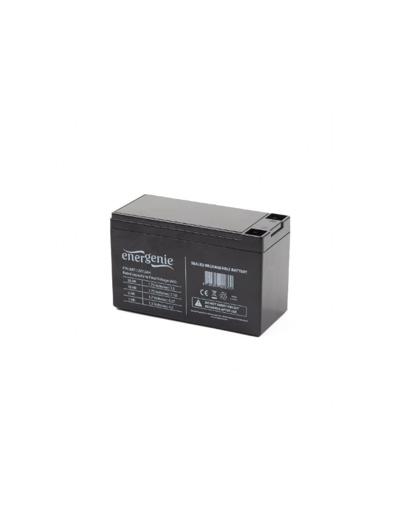 UPS Battery Energenie BAT-12V7.5AH 12V 7.5Ah  - 1