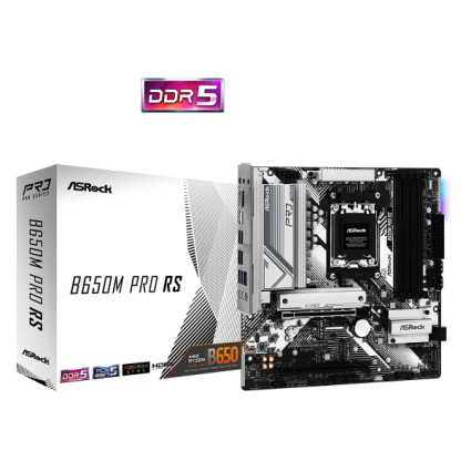 MB AM5 ASRock B650M PRO RS 90-MXBLP0-A0UAYZ  - 1