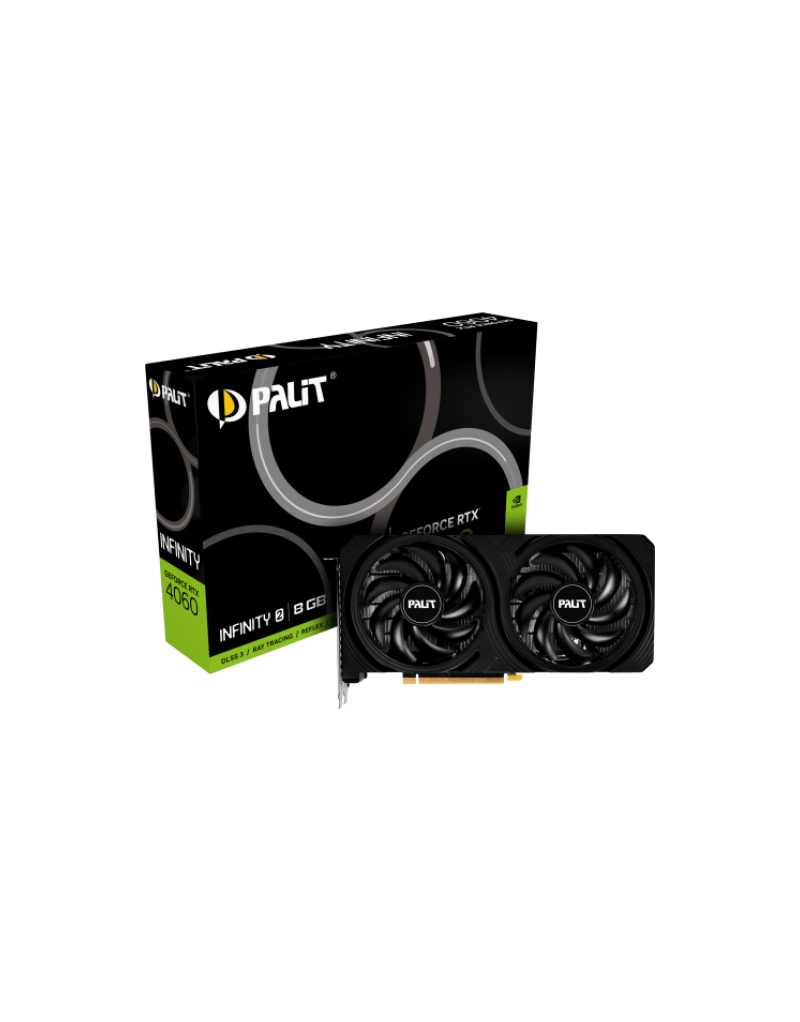 SVGA Palit RTX4060 Infinity 2 8GB GDDR6, NE64060019P1-1070L - 1 SVGA Palit RTX4060 Infinity 2 8GB GDDR6, NE64060019P1-1070L - 1